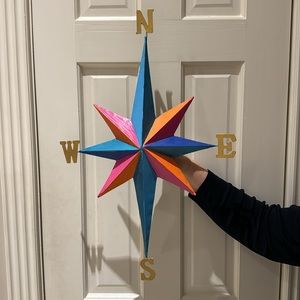 Decorative Wall Directional Star Decal